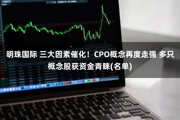 明珠国际 三大因素催化！CPO概念再度走强 多只概念股获资金青睐(名单)
