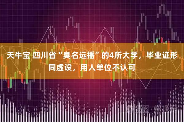 天牛宝 四川省“臭名远播”的4所大学，毕业证形同虚设，用人单位不认可