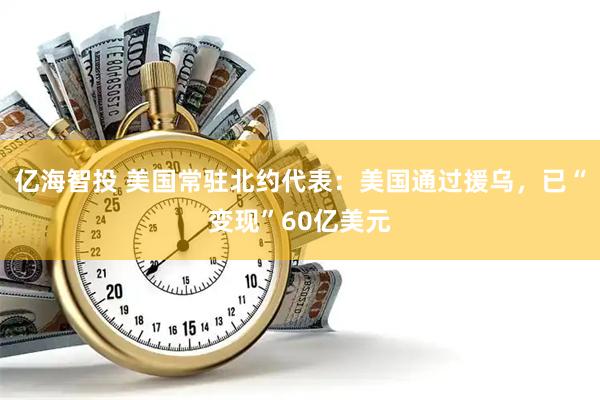 亿海智投 美国常驻北约代表：美国通过援乌，已“变现”60亿美元