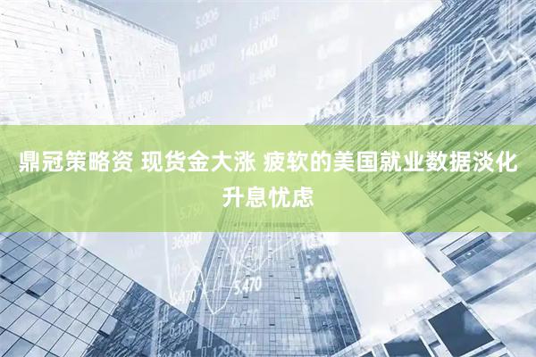 鼎冠策略资 现货金大涨 疲软的美国就业数据淡化升息忧虑